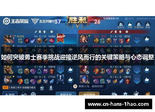 如何突破勇士赛季挑战迎接逆风而行的关键策略与心态调整